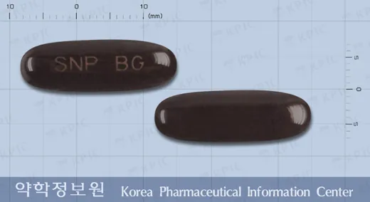 알부골드연질캡슐 · (주)에이프로젠바이오로직스 식별 참고 이미지