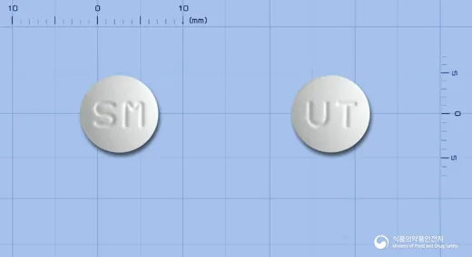 한국유나이티드산화마그네슘정250mg · 한국유나이티드제약(주) 식별 참고 이미지
