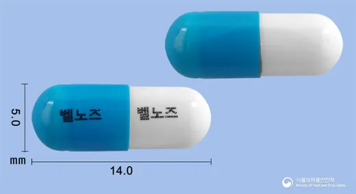 벨노즈캡슐 · 한솔신약(주) 식별 참고 이미지