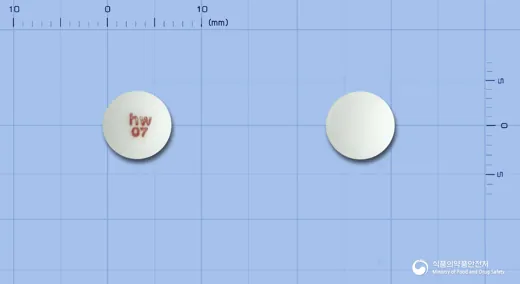 하원아스피린장용정100mg · (주)하원제약 식별 참고 이미지