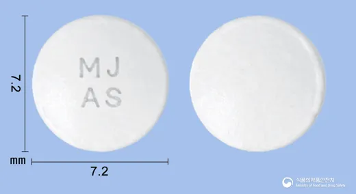 마더스아스피린장용정100mg(아스피린) · (주)마더스제약 식별 참고 이미지