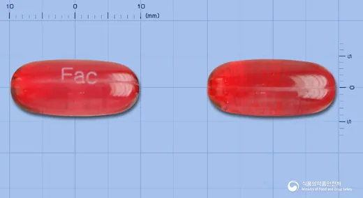 화콜씨콜드연질캡슐 · 제이더블유중외제약(주) 식별 참고 이미지