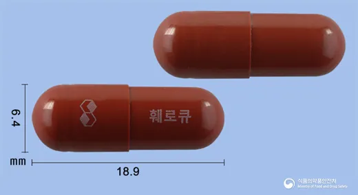 훼로큐캡슐 · (주)바스칸바이오제약 식별 참고 이미지
