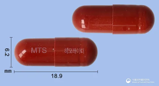 헤모레이디캡슐 · (주)마더스제약 식별 참고 이미지