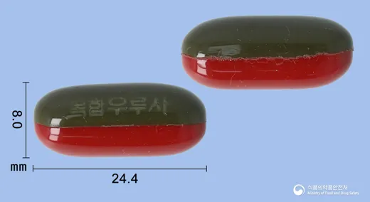 복합우루사연질캡슐 · (주)대웅제약 식별 참고 이미지