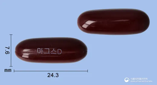 마그스더블액션연질캡슐 · 조아제약(주) 식별 참고 이미지