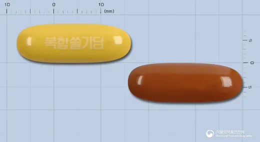 복합쓸기담연질캡슐 · 삼성제약(주) 식별 참고 이미지