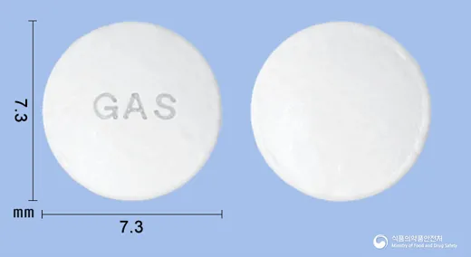 아사프장용정100mg(아스피린) · (주)제뉴파마 식별 참고 이미지