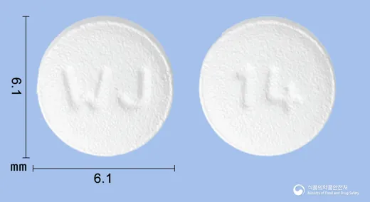 아모틴정10mg(파모티딘) · 오스틴제약(주) 식별 참고 이미지