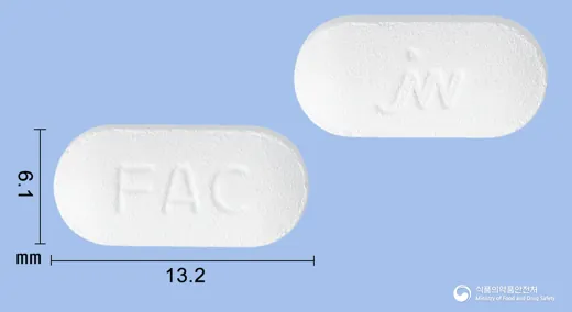 화콜정 · 제이더블유중외제약(주) 식별 참고 이미지