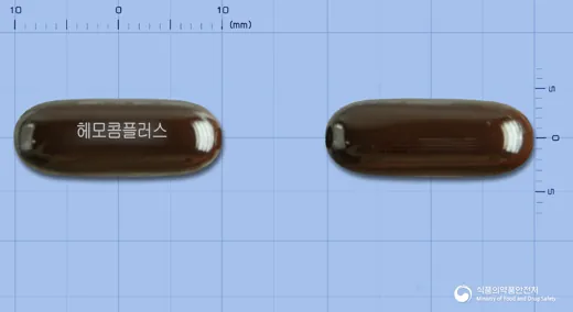 헤모콤플러스연질캡슐(수출명: COMHEMO) · 일양약품(주) 식별 참고 이미지